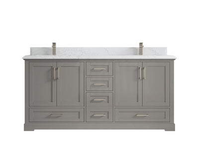 Boston 72 in. W x 22 in. D Double Sink Bathroom Vanity - Willow Bath and Vanity