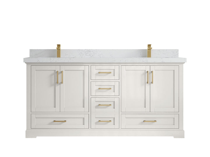 Boston 72 in. W x 22 in. D Double Sink Bathroom Vanity - photo 29