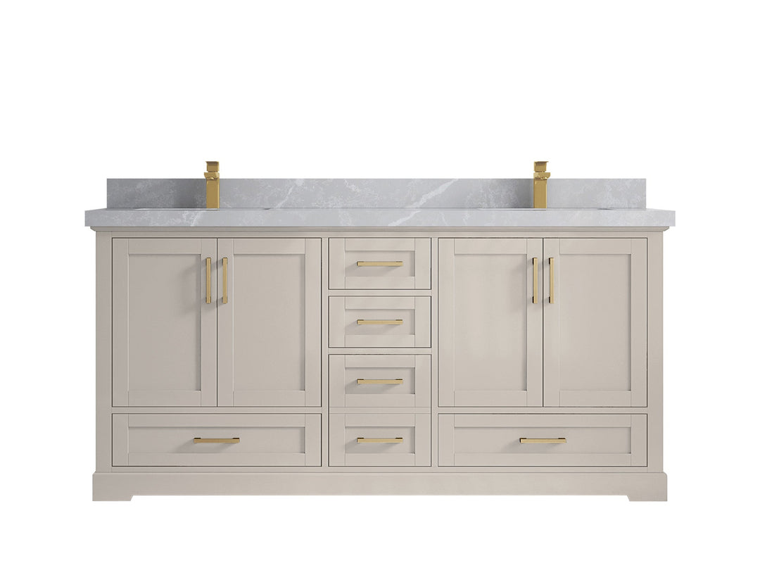 Boston 72 in. W x 22 in. D Double Sink Bathroom Vanity - Willow Bath and Vanity