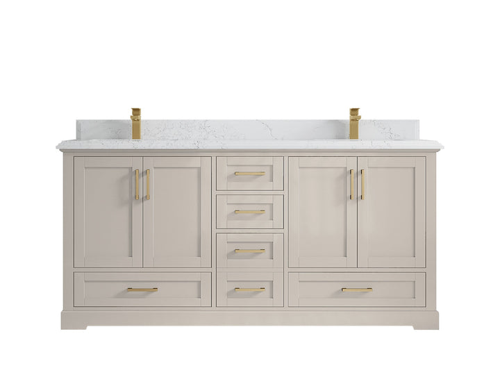 Boston 72 in. W x 22 in. D Double Sink Bathroom Vanity - photo 47