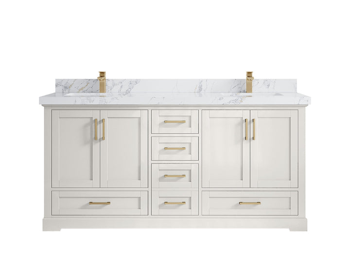 Boston 72 in. W x 22 in. D Double Sink Bathroom Vanity - photo 25