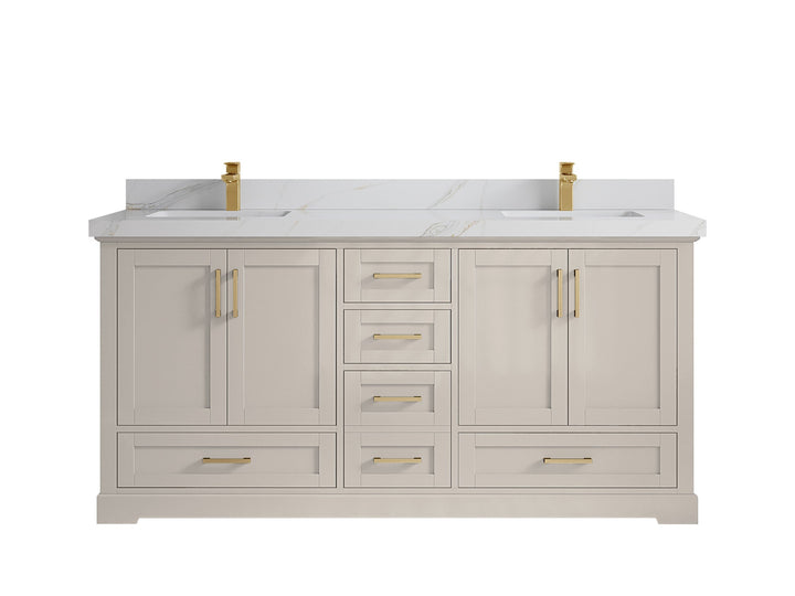 Boston 72 in. W x 22 in. D Double Sink Bathroom Vanity - photo 27