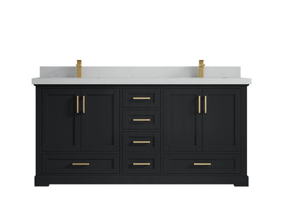 Boston 72 in. W x 22 in. D Double Sink Bathroom Vanity - Willow Bath and Vanity