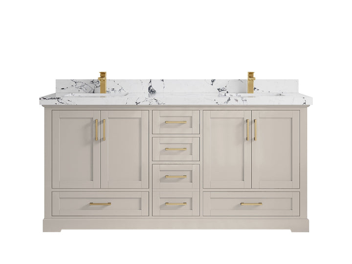 Boston 72 in. W x 22 in. D Double Sink Bathroom Vanity - photo 39