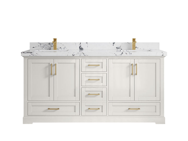 Boston 72 in. W x 22 in. D Double Sink Bathroom Vanity - photo 39