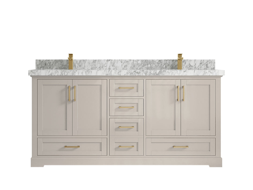 Boston 72 in. W x 22 in. D Double Sink Bathroom Vanity - Willow Bath and Vanity