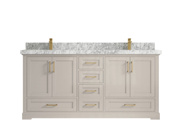 Boston 72 in. W x 22 in. D Double Sink Bathroom Vanity - photo 13