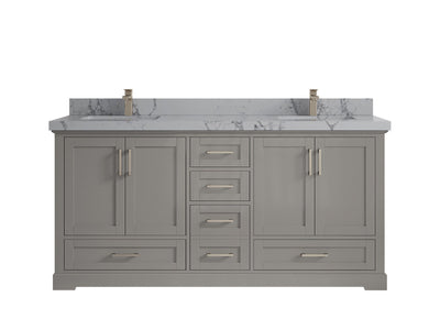 Boston 72 in. W x 22 in. D Double Sink Bathroom Vanity - Willow Bath and Vanity