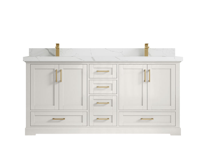 Boston 72 in. W x 22 in. D Double Sink Bathroom Vanity - photo 21