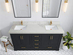 Boston 72 in. W x 22 in. D Double Sink Bathroom Vanity - photo 22