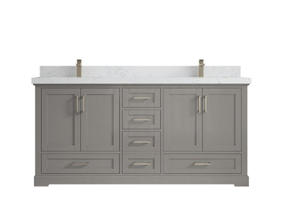 Boston 72 in. W x 22 in. D Double Sink Bathroom Vanity - Willow Bath and Vanity