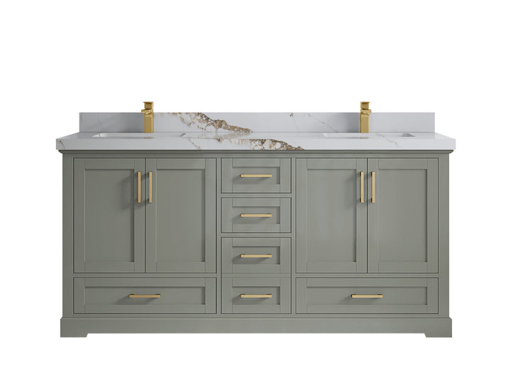 Boston 72 in. W x 22 in. D Double Sink Bathroom Vanity - photo 20