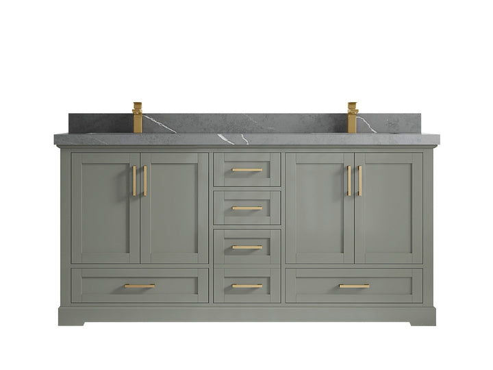 Boston 72 in. W x 22 in. D Double Sink Bathroom Vanity - photo 38