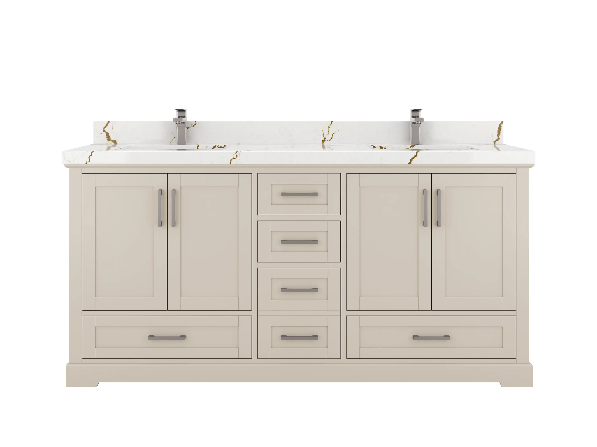 Boston 72 in. W x 22 in. D Double Sink Bathroom Vanity - Willow Bath and Vanity