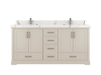 Boston 72 in. W x 22 in. D Double Sink Bathroom Vanity - Willow Bath and Vanity