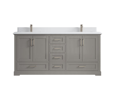 Boston 72 in. W x 22 in. D Double Sink Bathroom Vanity - Willow Bath and Vanity