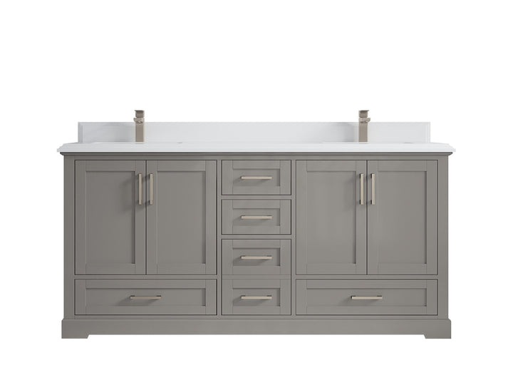 Boston 72 in. W x 22 in. D Double Sink Bathroom Vanity - photo 48