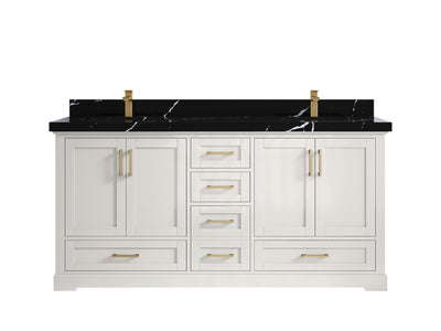 Boston 72 in. W x 22 in. D Double Sink Bathroom Vanity - Willow Bath and Vanity
