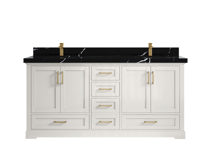 Boston 72 in. W x 22 in. D Double Sink Bathroom Vanity - photo 17