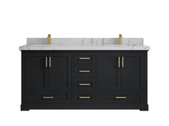 Boston 72 in. W x 22 in. D Double Sink Bathroom Vanity - photo 41