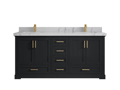 Boston 72 in. W x 22 in. D Double Sink Bathroom Vanity - Willow Bath and Vanity