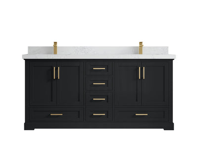 Boston 72 in. W x 22 in. D Double Sink Bathroom Vanity - Willow Bath and Vanity