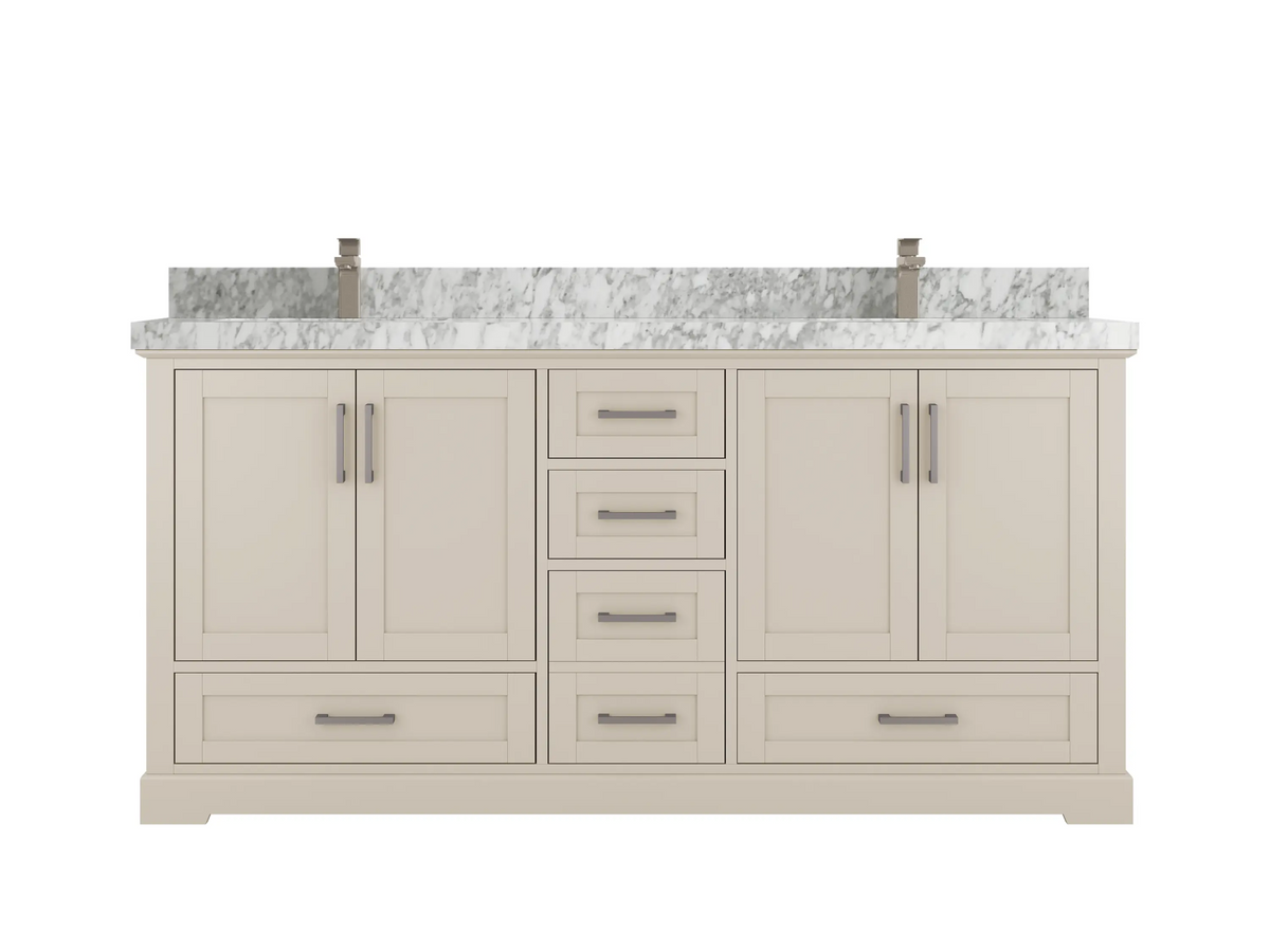 Boston 72 in. W x 22 in. D Double Sink Bathroom Vanity - Willow Bath and Vanity