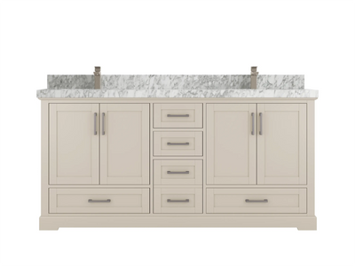 Boston 72 in. W x 22 in. D Double Sink Bathroom Vanity - Willow Bath and Vanity