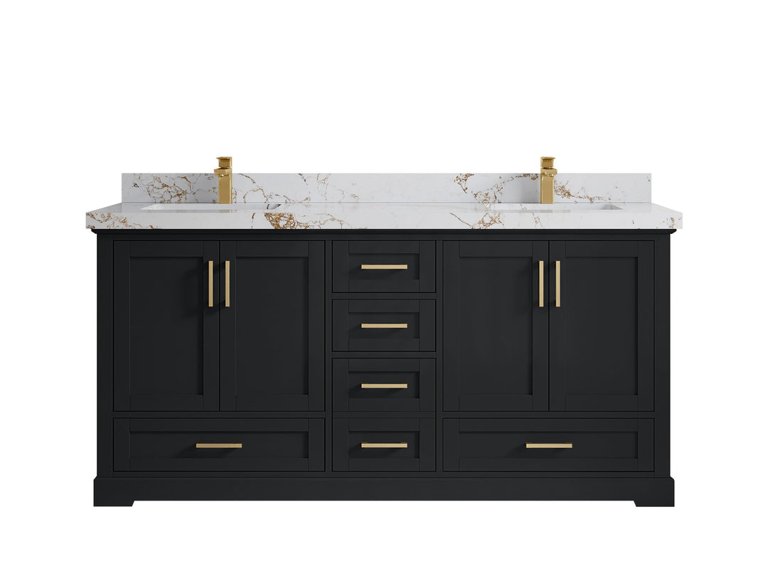 Boston 72 in. W x 22 in. D Double Sink Bathroom Vanity - Willow Bath and Vanity