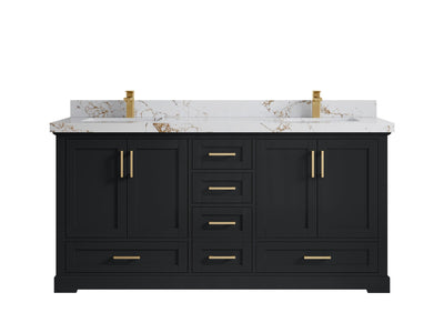 Boston 72 in. W x 22 in. D Double Sink Bathroom Vanity - Willow Bath and Vanity