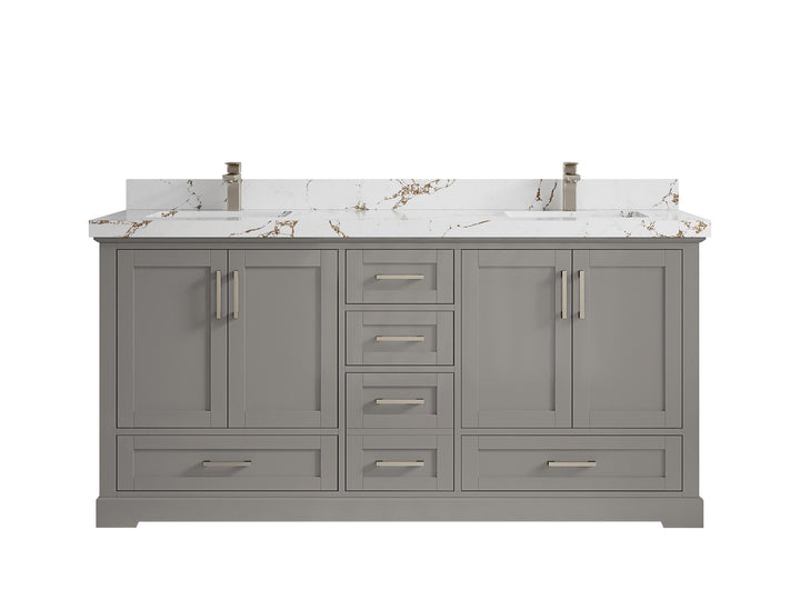 Boston 72 in. W x 22 in. D Double Sink Bathroom Vanity - photo 34