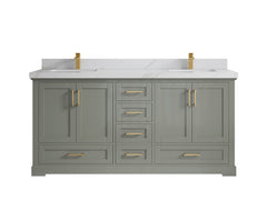 Boston 72 in. W x 22 in. D Double Sink Bathroom Vanity - photo 26