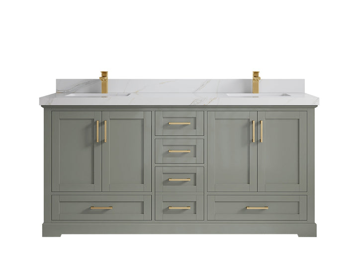 Boston 72 in. W x 22 in. D Double Sink Bathroom Vanity - photo 26