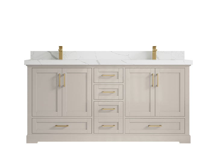 Boston 72 in. W x 22 in. D Double Sink Bathroom Vanity - photo 21