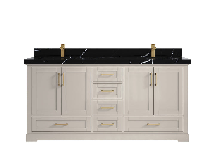 Boston 72 in. W x 22 in. D Double Sink Bathroom Vanity - photo 17