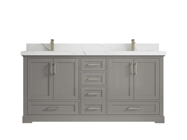 Boston 72 in. W x 22 in. D Double Sink Bathroom Vanity - photo 22