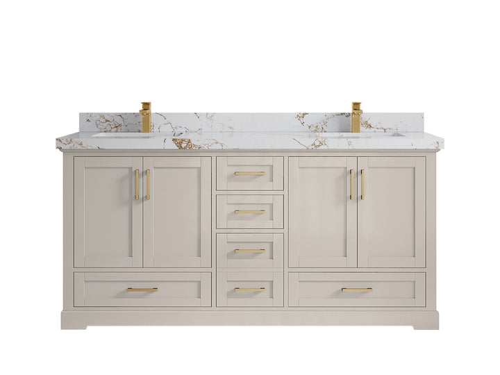 Boston 72 in. W x 22 in. D Double Sink Bathroom Vanity - photo 37