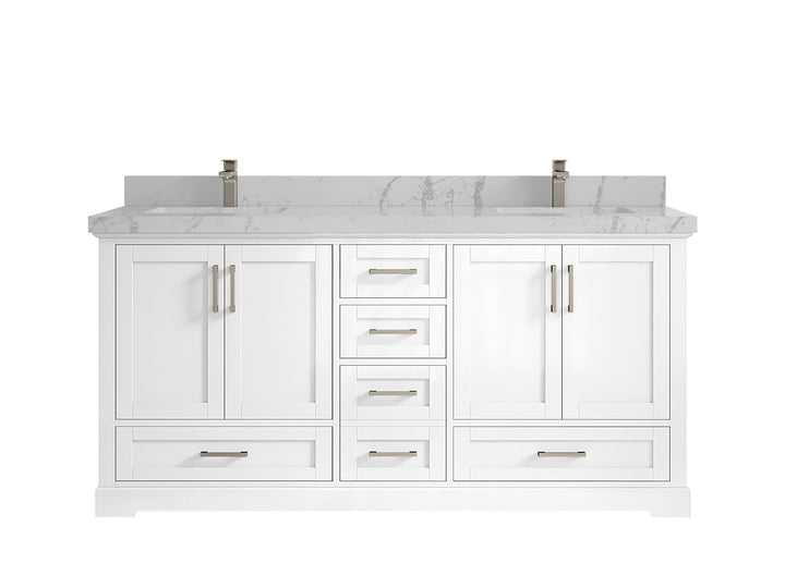 Boston 72 in. W x 22 in. D Double Sink Bathroom Vanity - photo 41
