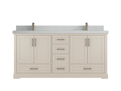 Boston 72 in. W x 22 in. D Double Sink Bathroom Vanity - Willow Bath and Vanity