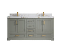 Boston 72 in. W x 22 in. D Double Sink Bathroom Vanity - photo 42