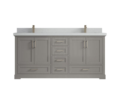 Boston 72 in. W x 22 in. D Double Sink Bathroom Vanity - Willow Bath and Vanity