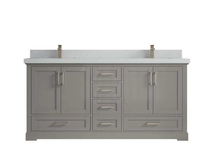 Boston 72 in. W x 22 in. D Double Sink Bathroom Vanity - photo 16