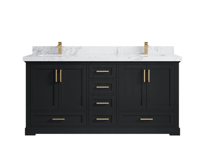 Boston 72 in. W x 22 in. D Double Sink Bathroom Vanity - Willow Bath and Vanity