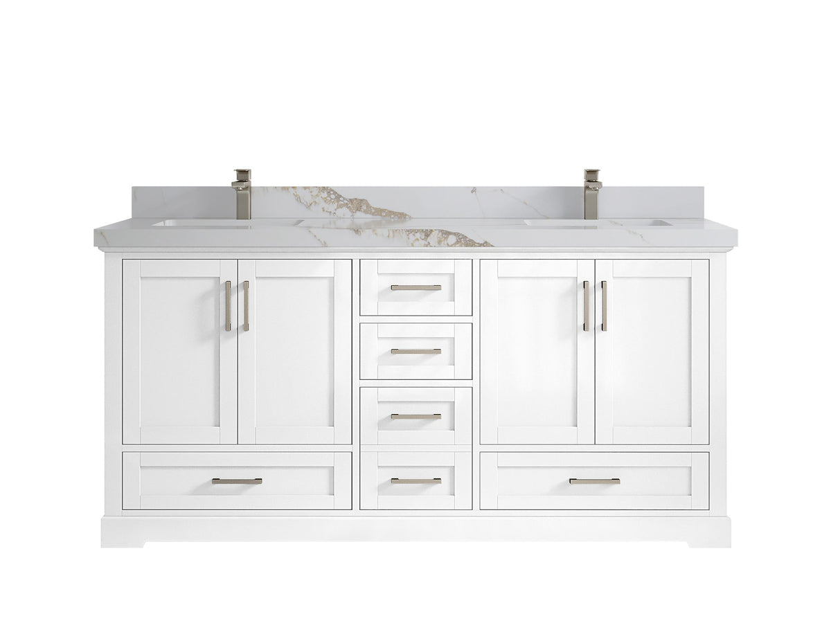 Boston 72 in. W x 22 in. D Double Sink Bathroom Vanity - Willow Bath and Vanity