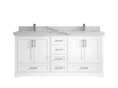 Boston 72 in. W x 22 in. D Double Sink Bathroom Vanity - photo 19