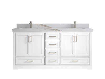 Boston 72 in. W x 22 in. D Double Sink Bathroom Vanity - Willow Bath and Vanity