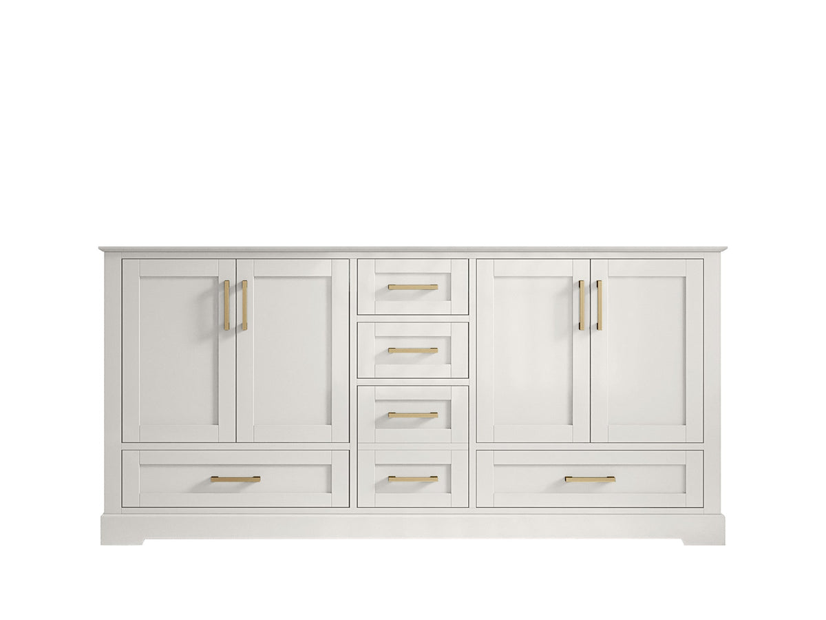Boston 72 in. W x 22 in. D Double Sink Bathroom Vanity - Willow Bath and Vanity