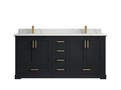 Boston 72 in. W x 22 in. D Double Sink Bathroom Vanity - photo 45