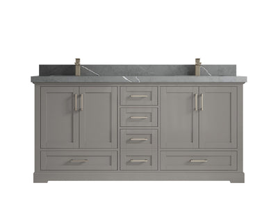 Boston 72 in. W x 22 in. D Double Sink Bathroom Vanity - Willow Bath and Vanity