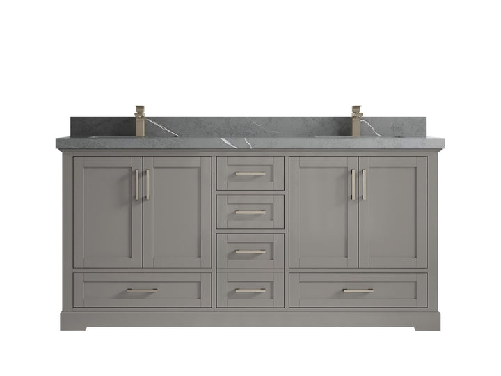 Boston 72 in. W x 22 in. D Double Sink Bathroom Vanity - photo 32
